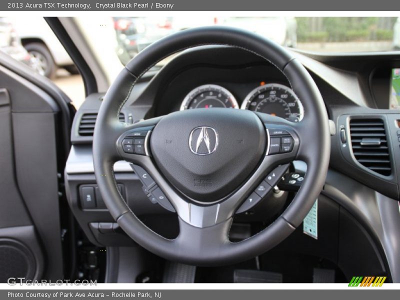 Crystal Black Pearl / Ebony 2013 Acura TSX Technology