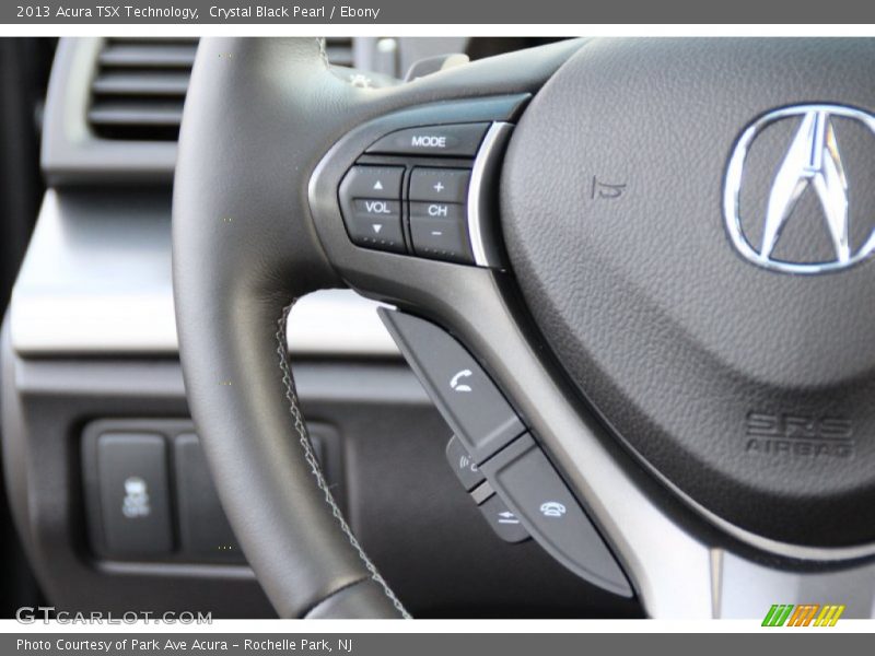 Crystal Black Pearl / Ebony 2013 Acura TSX Technology
