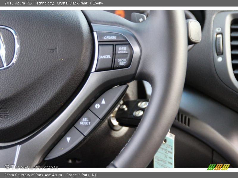 Crystal Black Pearl / Ebony 2013 Acura TSX Technology