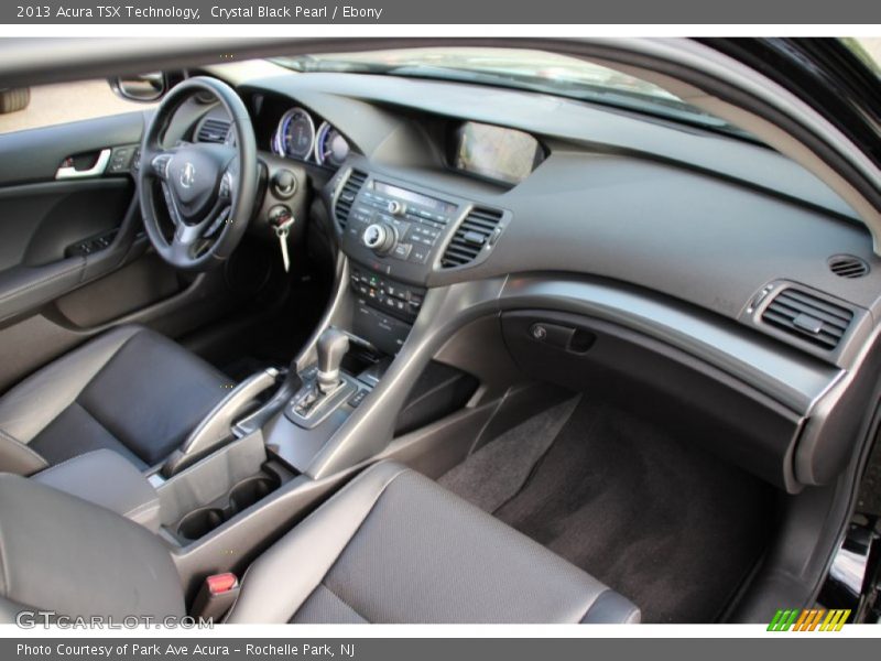 Crystal Black Pearl / Ebony 2013 Acura TSX Technology