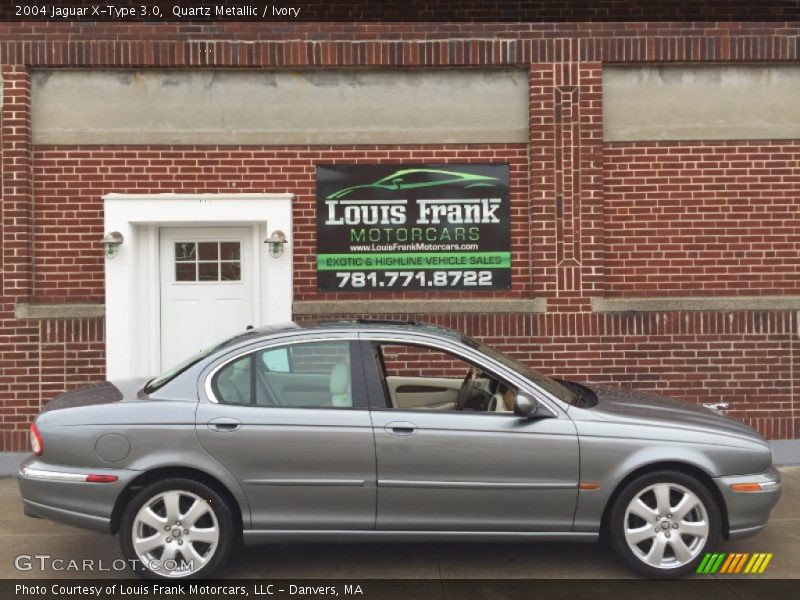 Quartz Metallic / Ivory 2004 Jaguar X-Type 3.0