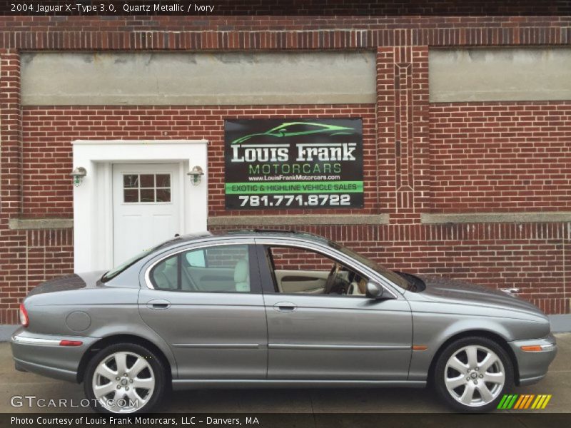 Quartz Metallic / Ivory 2004 Jaguar X-Type 3.0