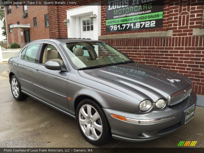 Quartz Metallic / Ivory 2004 Jaguar X-Type 3.0