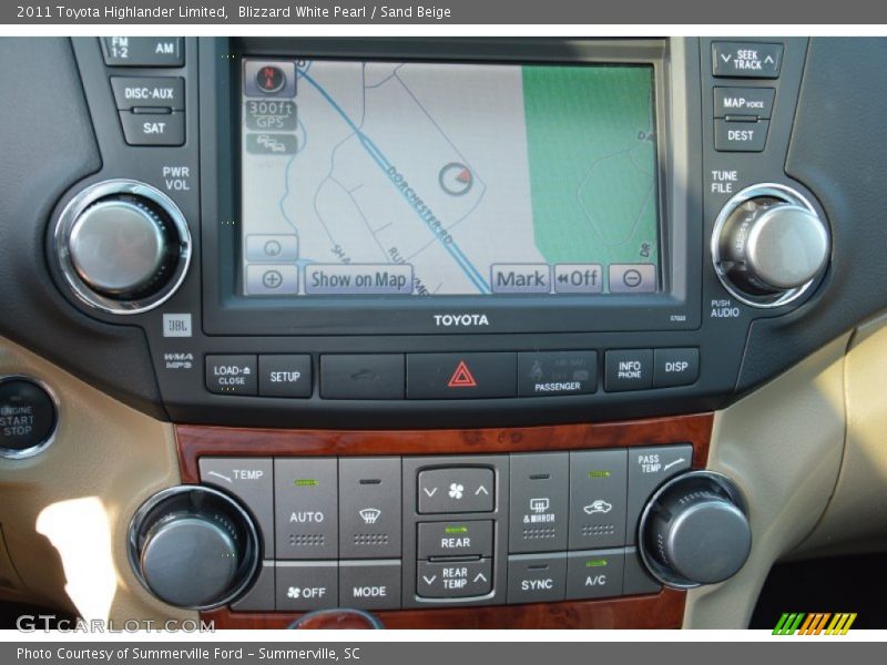 Blizzard White Pearl / Sand Beige 2011 Toyota Highlander Limited