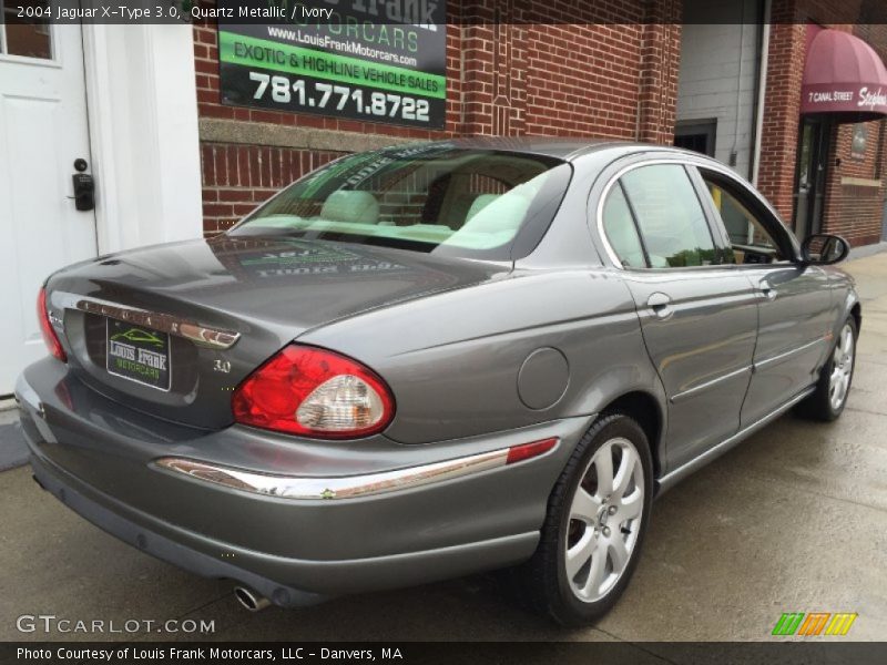Quartz Metallic / Ivory 2004 Jaguar X-Type 3.0