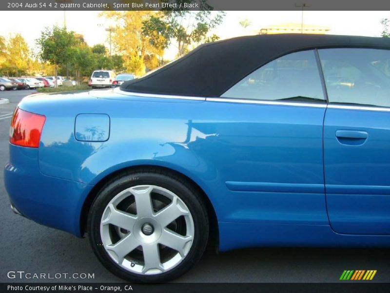 Sprint Blue Pearl Effect / Black 2004 Audi S4 4.2 quattro Cabriolet