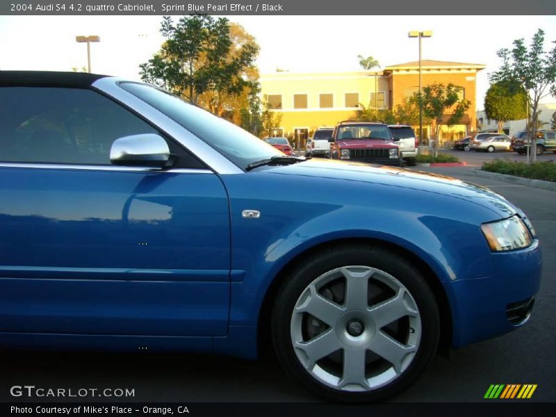 Sprint Blue Pearl Effect / Black 2004 Audi S4 4.2 quattro Cabriolet