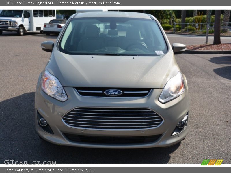 Tectonic Metallic / Medium Light Stone 2015 Ford C-Max Hybrid SEL