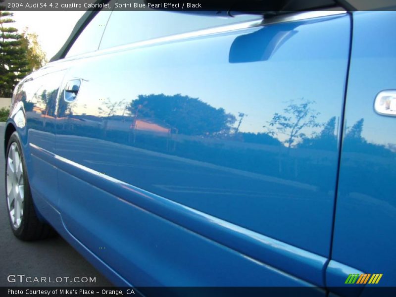 Sprint Blue Pearl Effect / Black 2004 Audi S4 4.2 quattro Cabriolet