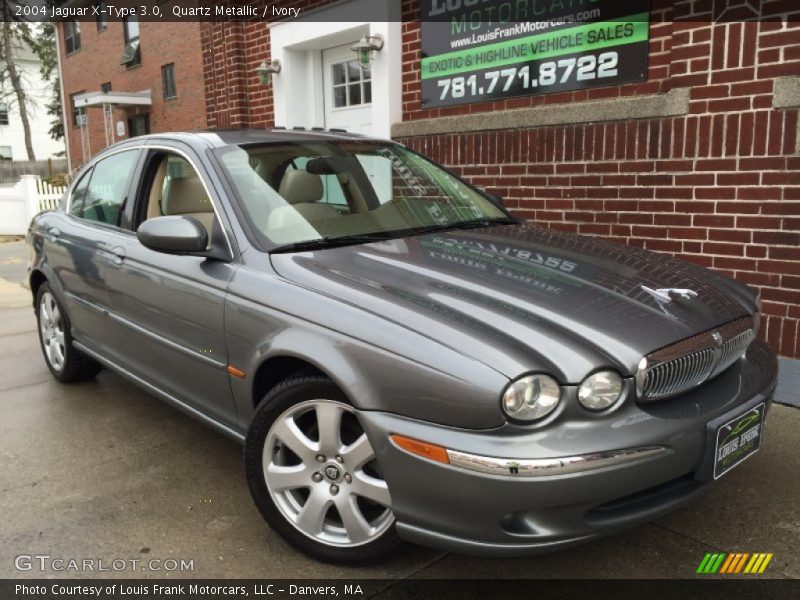 Quartz Metallic / Ivory 2004 Jaguar X-Type 3.0