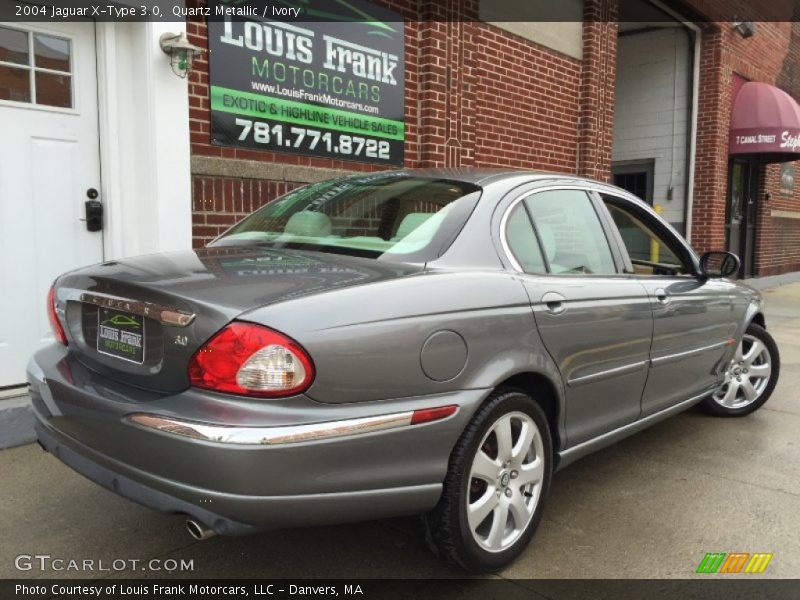 Quartz Metallic / Ivory 2004 Jaguar X-Type 3.0