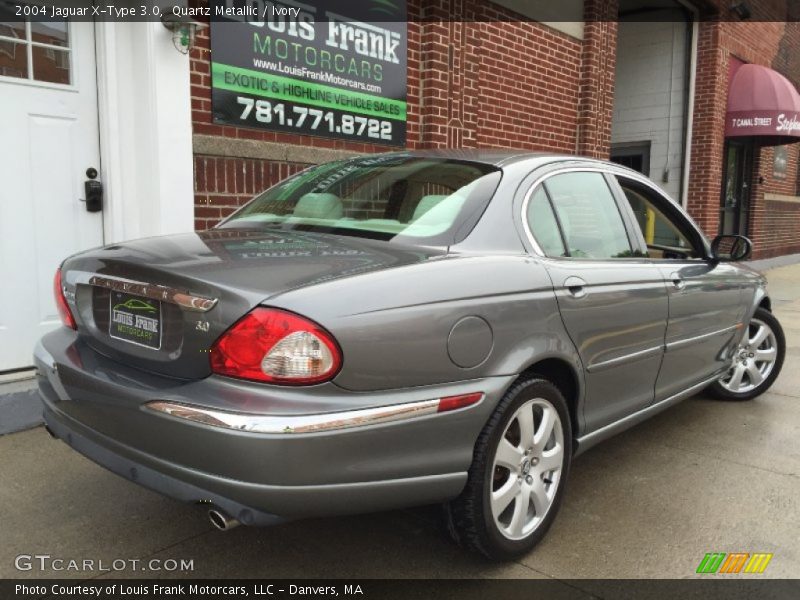 Quartz Metallic / Ivory 2004 Jaguar X-Type 3.0