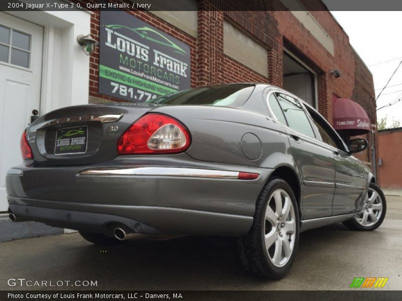 Quartz Metallic / Ivory 2004 Jaguar X-Type 3.0