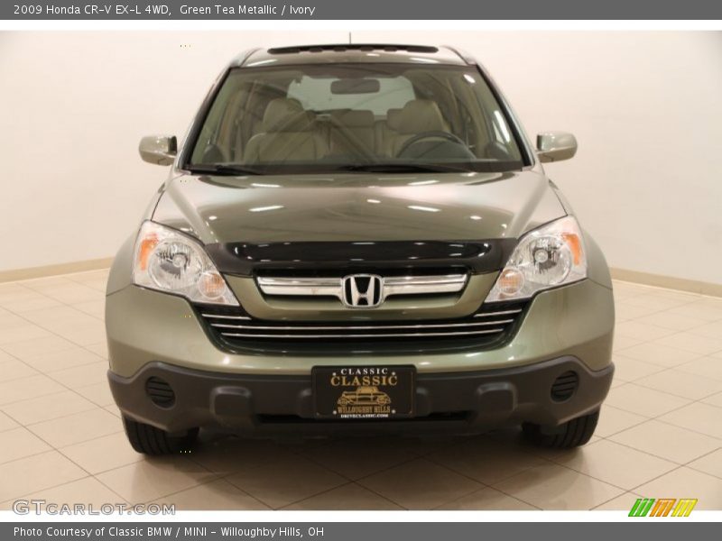 Green Tea Metallic / Ivory 2009 Honda CR-V EX-L 4WD