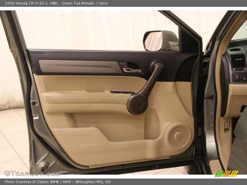 Green Tea Metallic / Ivory 2009 Honda CR-V EX-L 4WD