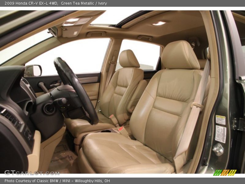 Green Tea Metallic / Ivory 2009 Honda CR-V EX-L 4WD