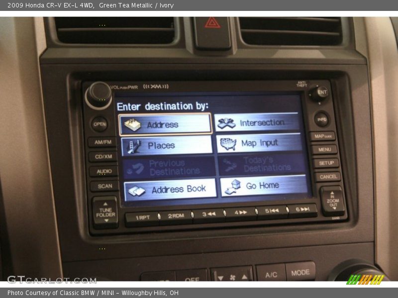 Green Tea Metallic / Ivory 2009 Honda CR-V EX-L 4WD
