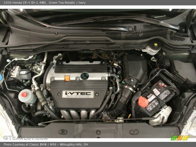 Green Tea Metallic / Ivory 2009 Honda CR-V EX-L 4WD