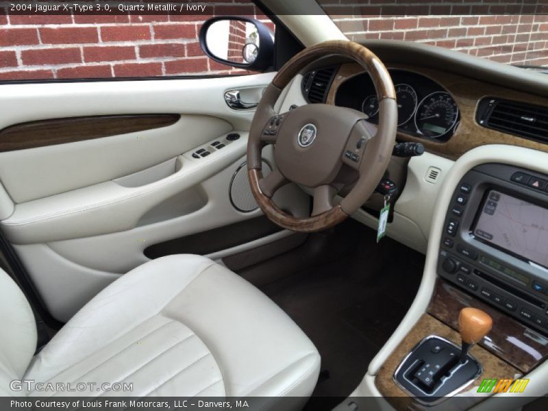 Quartz Metallic / Ivory 2004 Jaguar X-Type 3.0