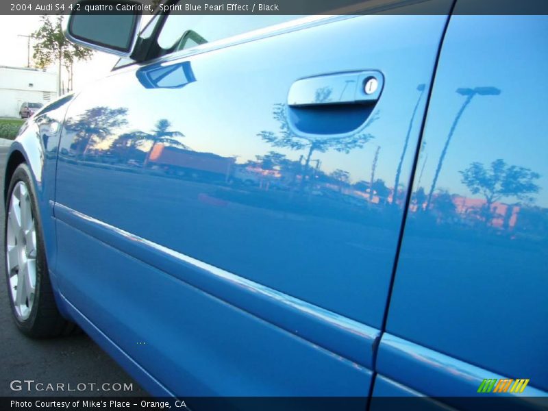 Sprint Blue Pearl Effect / Black 2004 Audi S4 4.2 quattro Cabriolet