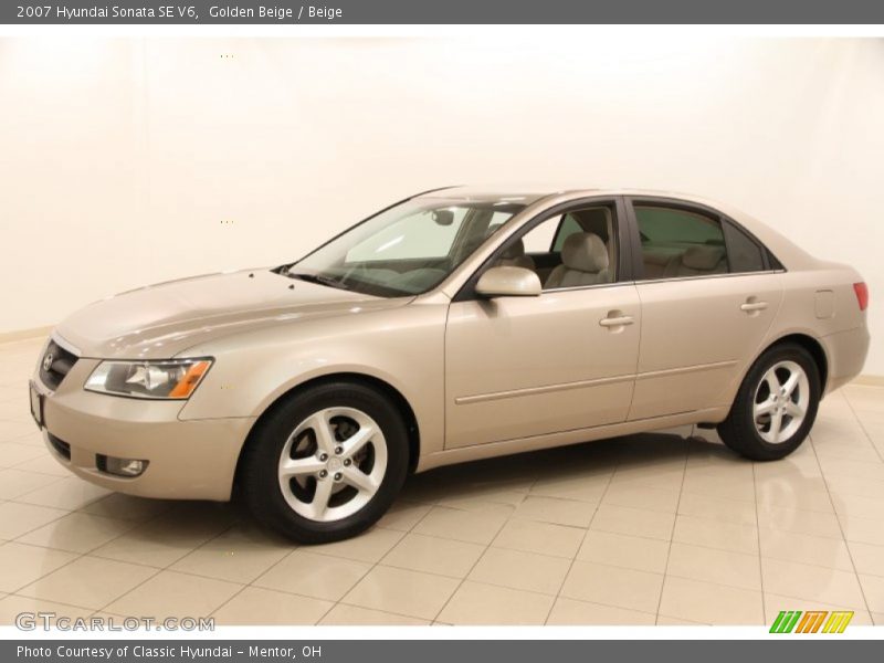 Front 3/4 View of 2007 Sonata SE V6