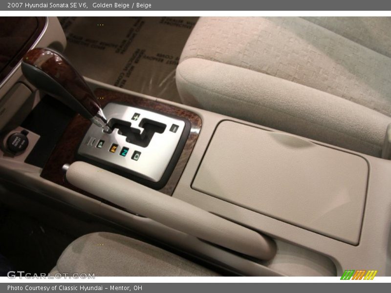 Golden Beige / Beige 2007 Hyundai Sonata SE V6