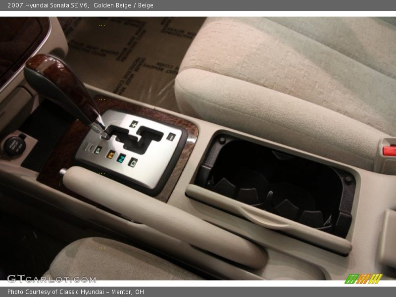 Golden Beige / Beige 2007 Hyundai Sonata SE V6
