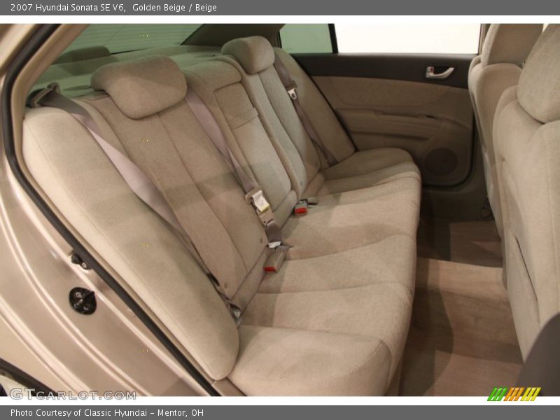 Golden Beige / Beige 2007 Hyundai Sonata SE V6