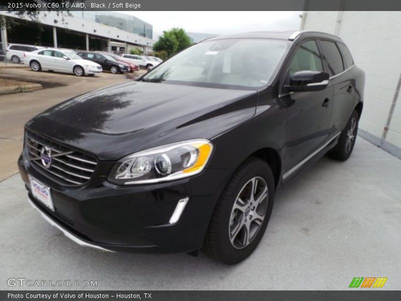 Black / Soft Beige 2015 Volvo XC60 T6 AWD