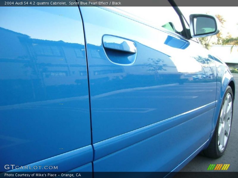 Sprint Blue Pearl Effect / Black 2004 Audi S4 4.2 quattro Cabriolet