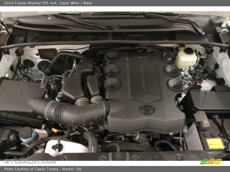 Super White / Black 2014 Toyota 4Runner SR5 4x4