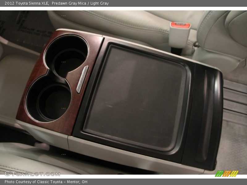 Predawn Gray Mica / Light Gray 2012 Toyota Sienna XLE
