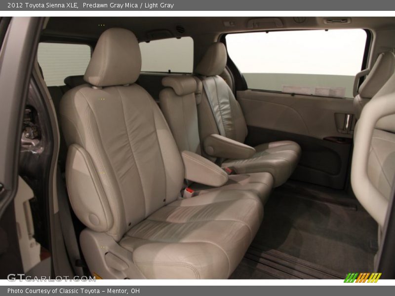 Predawn Gray Mica / Light Gray 2012 Toyota Sienna XLE