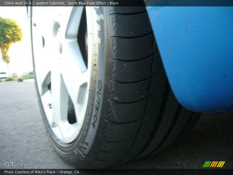 Sprint Blue Pearl Effect / Black 2004 Audi S4 4.2 quattro Cabriolet