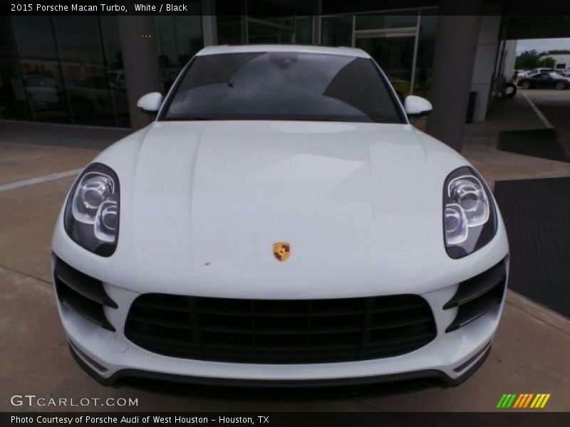 White / Black 2015 Porsche Macan Turbo