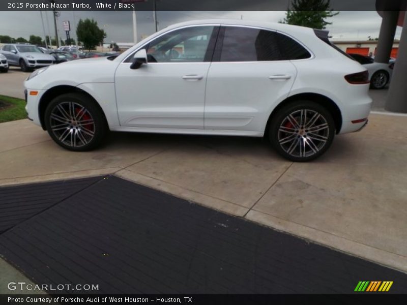 White / Black 2015 Porsche Macan Turbo