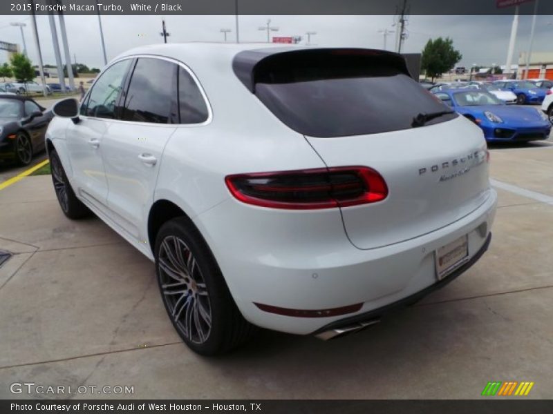 White / Black 2015 Porsche Macan Turbo