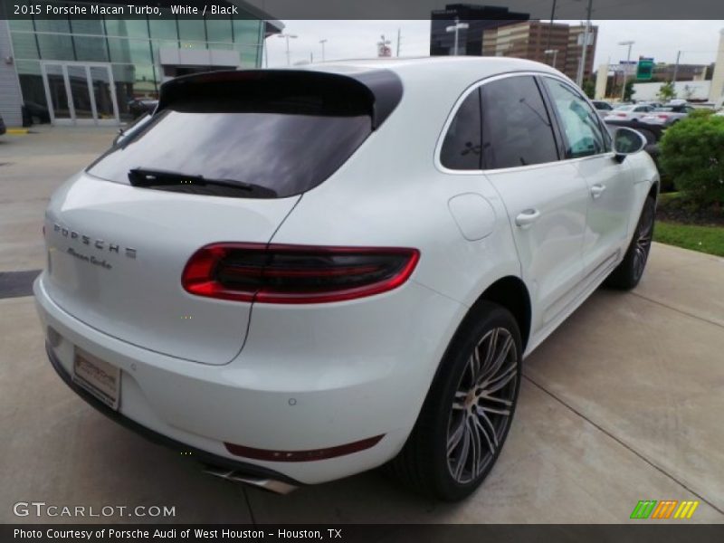 White / Black 2015 Porsche Macan Turbo