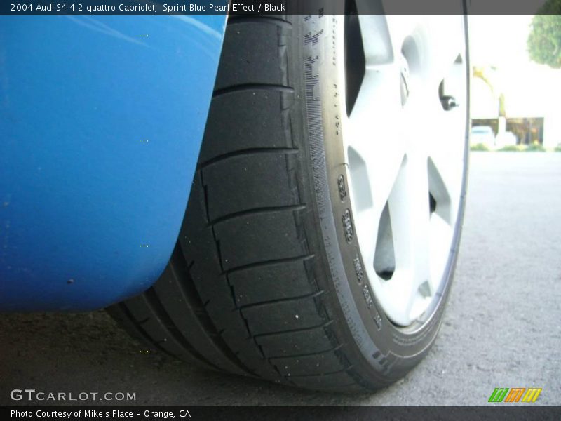 Sprint Blue Pearl Effect / Black 2004 Audi S4 4.2 quattro Cabriolet