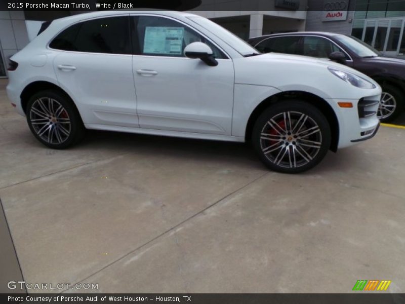 White / Black 2015 Porsche Macan Turbo