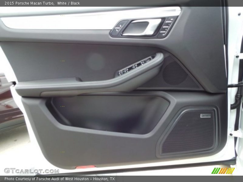 White / Black 2015 Porsche Macan Turbo