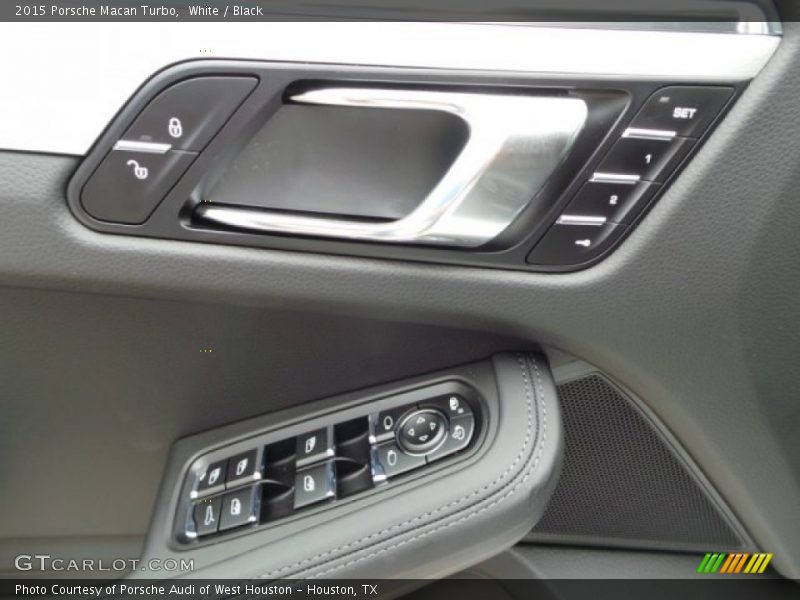 White / Black 2015 Porsche Macan Turbo