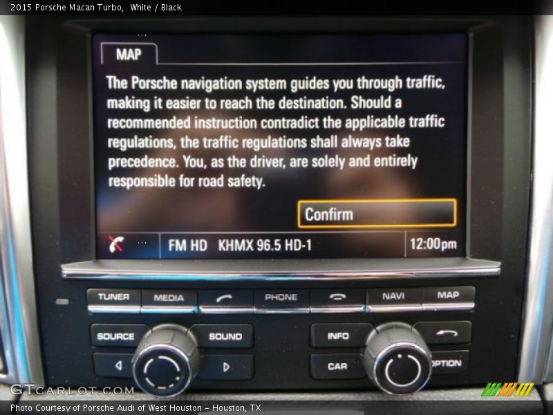 White / Black 2015 Porsche Macan Turbo