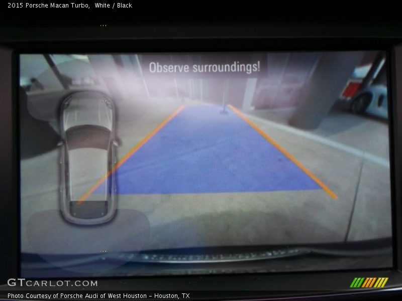 White / Black 2015 Porsche Macan Turbo