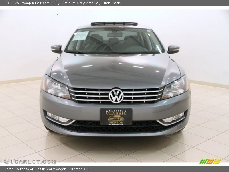 Platinum Gray Metallic / Titan Black 2013 Volkswagen Passat V6 SEL