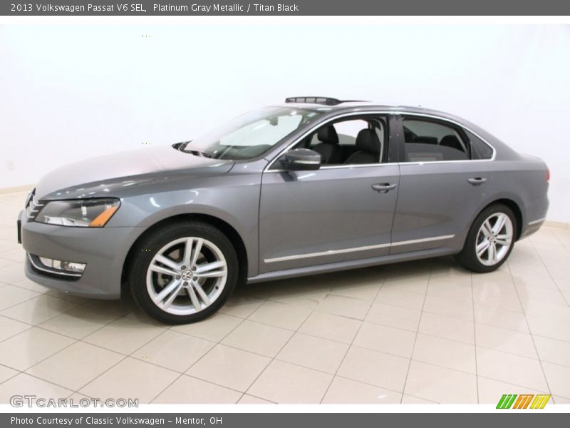 Platinum Gray Metallic / Titan Black 2013 Volkswagen Passat V6 SEL