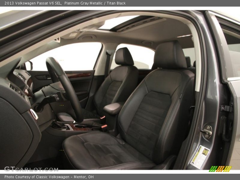 Platinum Gray Metallic / Titan Black 2013 Volkswagen Passat V6 SEL