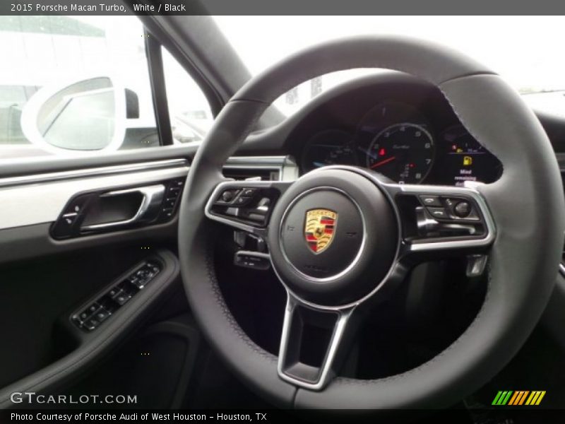 White / Black 2015 Porsche Macan Turbo