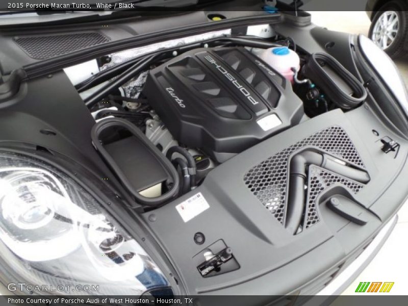 White / Black 2015 Porsche Macan Turbo