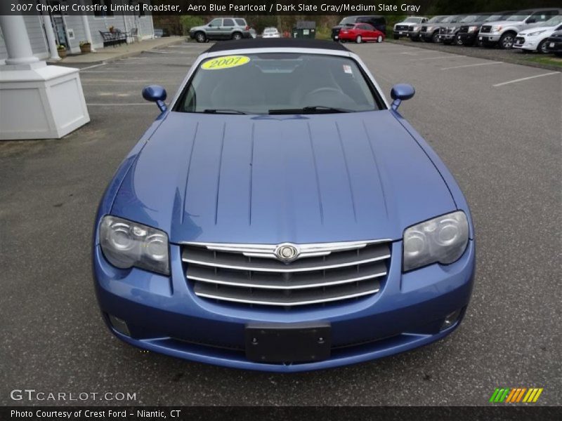 Aero Blue Pearlcoat / Dark Slate Gray/Medium Slate Gray 2007 Chrysler Crossfire Limited Roadster